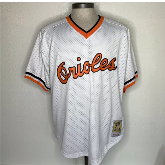 Cal Ripken Jr Throwback Mitchell & Ness Jersey - Picture 1 of 7